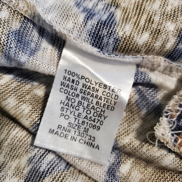 Umgee Animal Print Lightweight Oversized Top Size Medium, Casual - Picture 8 of 11